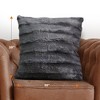 Cheer Collection Decorative Faux Fur Throw Pillow Cover (Pillowcase Only) - 4 of 4