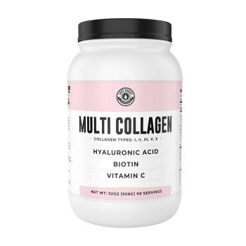 Multi Collagen Powder with Biotin, Unflavored, Left Coast Performance, 32oz