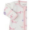 Girl Kids' Zip Footie - kissy kissy - 2 of 2