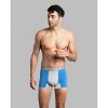 Fruit of the Loom 3 Pack Men’s Breathable Short Leg Performance Boxer Briefs Cool Cotton Tagless Underwear - 4 of 4