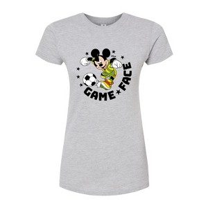 Women's - Disney - Game Face Soccer Juniors Fitted Graphic T-Shirt - 1 of 3