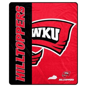 NCAA Western Kentucky Hilltoppers Ultra Soft Tailgate Throw Blanket - 1 of 2