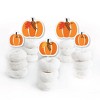 Big Dot of Happiness Fall Pumpkin - Dessert Cupcake Toppers - Halloween or Thanksgiving Party Clear Treat Picks - Set of 24 - 2 of 4