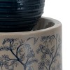 Multicolor Chinoiserie Ceramic Indoor Water Fountain With Pump - Foreside Home & Garden - 2 of 4