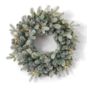Christmas Blue Spruce Wreath - 1 of 4