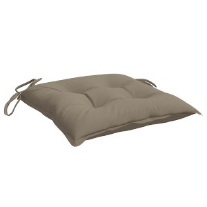 vidaXL Chair Cushion Set of 4 - Outdoor Patio Seating Pads, Taupe Oxford Fabric, Comfortable PP Hollow Fiber, Indoor/Outdoor Use - 1 of 4