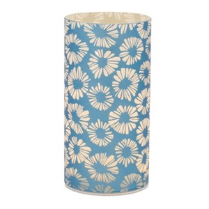 LED Floral Frosted Glass Luminary (Set of 2) - 1 of 1