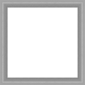 Amanti Art Peak Polished Nickel Narrow Framed Dry Erase Magnetic Board - 1 of 4