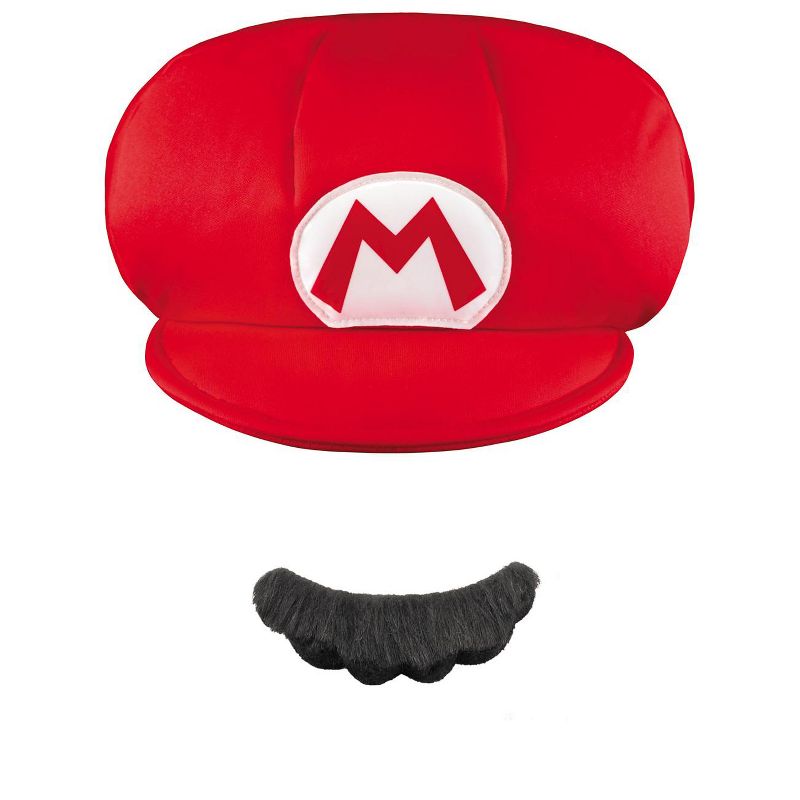 Super Mario Child Hat and Moustache, 1 of 2