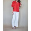 Women's Poppy Fields Puff Sleeve Top - SUGARLIPS - 3 of 3