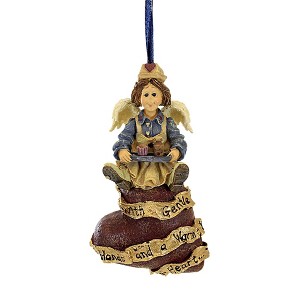 Boyds Bears Resin 4.5 Inch Mercy Night Shift Ornament Nurse Folkstone Tree Ornaments - 1 of 3