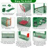 iMountek"38" 2-Door Live Animal Trap Cage for Raccoons, Skunks, Armadillos, Opossums, & More - Humane"Green - 2 of 4