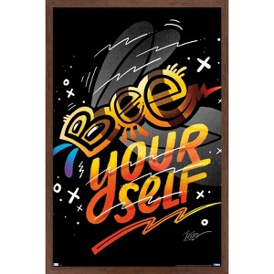 Trends International Jason Naylor - Bee Yourself Framed Wall Poster Prints - 1 of 4