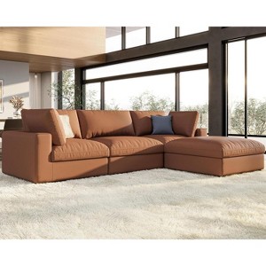 AMERLIFE Modular Sectional Sofa, Down Filled Couch for Living Room - 1 of 4