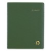 Recycled Weekly Vertical-Column Format Appointment Book, 11 x 8.25, Green Cover, 12-Month (Jan to Dec): 2025 - 4 of 4