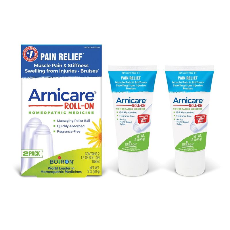 Boiron Arnicare Roll-on Twin Pack Homeopathic Medicine For Pain Relief  -  2 (1.5 oz) Roll-on, 1 of 5
