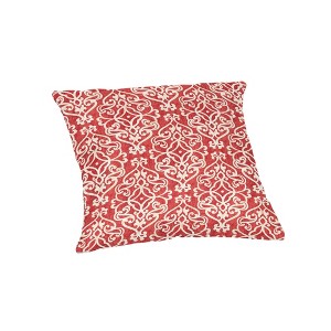 Casual Cushion Patterned 1-Piece Indoor/Outdoor Square Throw Pillow - 1 of 4