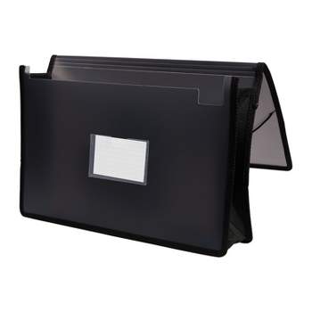 Staples Poly Expanding Wallet 3-1/2" Expansion Legal Size Black (10761) TR10761/10761