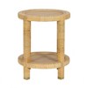 TOV Furniture Amara Rattan Side Table in Natural - 3 of 4