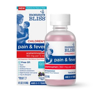 Mommy's Bliss Children's Acetaminophen Pain Reliever Liquid - 4oz - 1 of 4