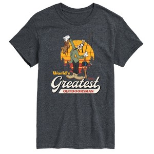 Men's - Disney - World's Greatest Outdoorsman Short Sleeve Graphic T-Shirt - 1 of 4