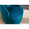Kumasinova 360°Swivel Accent Chair Barrel Armchair with Powder Coating Metal Ring,Luxury Velvet Sofa Chair with 250lbs Max for Living Room - 3 of 4