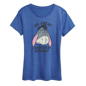 Women's - Winnie The Pooh - Oh Great Eeyore Short Sleeve Graphic T-Shirt - 1 of 4