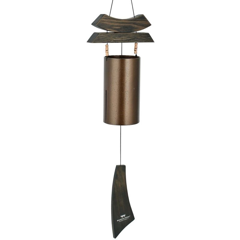 Woodstock Windchimes Dharma Cowbell, Wind Chimes For Outside, Wind Chimes For Garden, Patio, and Outdoor Décor, 28"L, 4 of 9