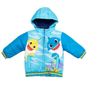 Pinkfong Baby Shark Winter Coat Puffer Jacket - 1 of 4