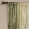 GoodGram Ombre Crushed Satin Sheer Single Window Curtains & Valances - 3 of 4