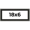 PosterPalooza | Panoramic Antique Black Picture Frame - UV Acrylic, Foam Board Backing, Hanging Hardware - 2 of 4