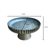 Essential Decor & Beyond 3pcs Industrial Rustic Style Galvanized Steel Cake Pastry Stand 3 Sizes - 2 of 4