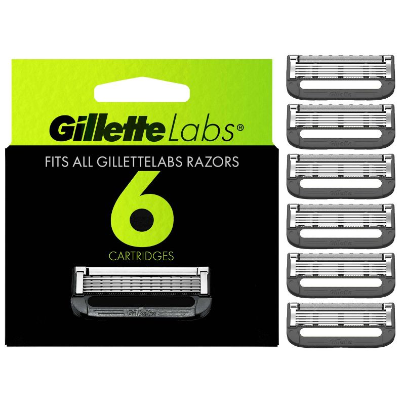 GilletteLabs Razor Blade Refills by Gillette - Compatible with Exfoliating Razor and Heated Razor, 1 of 10