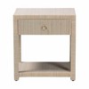 bali & pari Nata Bohemian Woven Natural Grasscloth 1-Drawer Nightstand - 4 of 4