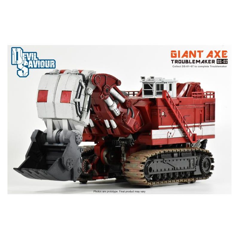 DS-02 Giant Axe | Devil Saviour Construction Combiner Action figures, 4 of 6