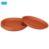 Unique Bargains Plastic Round Home Decor Plant Saucers for Garden Potted 6 Pcs - 3 of 4