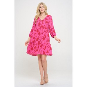 WEST K Women's Millie V-Neck Short Swing Dress - 1 of 4