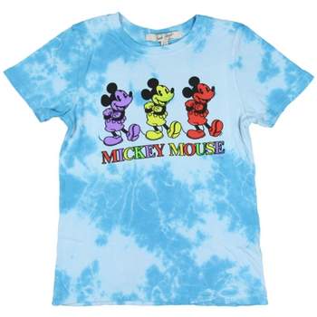 Mickey Mouse Boys' Multi-Color Folded Arms Tie-Dye Youth Graphic T-Shirt Kids