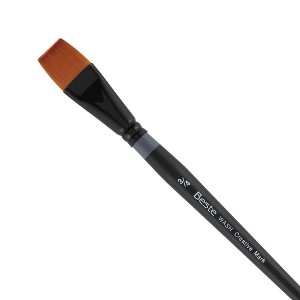 Creative Mark Beste Golden Taklon Wash #6x0 - 2 Pack Artist Brush, Professional Watercolor Brushes, For Acrylic Painting, Short Handle, Sharp Edges, - 1 of 4