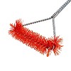 Dyna-Glo DG21GBN 21" Grill Brush with Nylon Bristles, Black and Red - 4 of 4