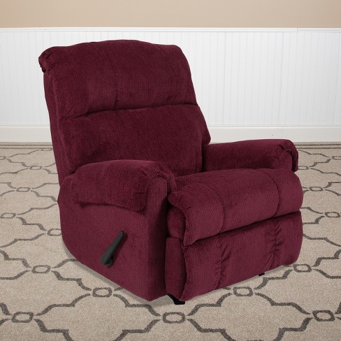 Flash Furniture Contemporary Kelly Burgundy Super Soft Textured