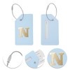 Unique Bargains Luggage Tag Light Blue 1 Pc - 3 of 4