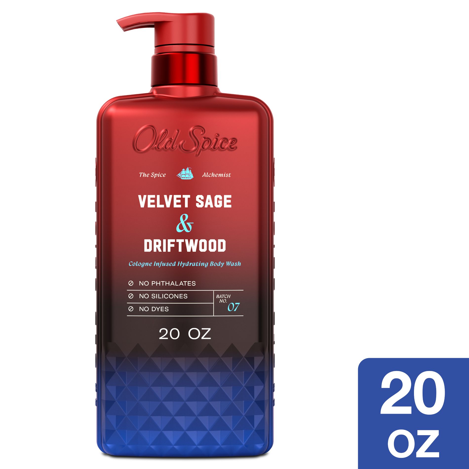 Old Spice x The Spice Alchemist Collection Men's Crafted for Compliments Cologne Infused Body Wash - Velvet Sage and Driftwood Scent - 20 fl oz
