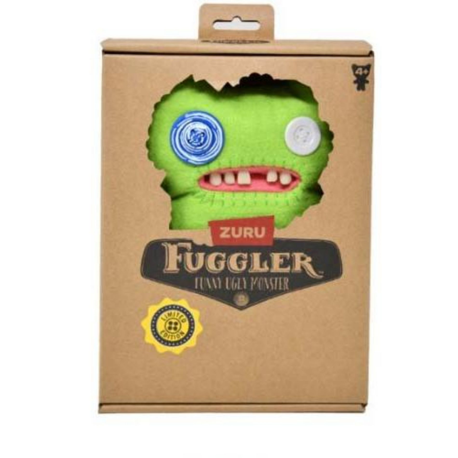Zuru Fuggler Limited Edition Green Funny Ugly Monster Plush Toy 9 Inch