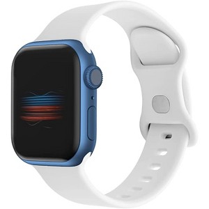 Worryfree Gadgets Silicone Sports Band for Apple Watch 38/40/41mm iWatch Band Series 8 7 6 5 4 3 2 1 & SE - 1 of 4