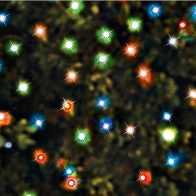 Multi-Color Solar Powered Outdoor LED String Lights