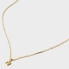14K Gold Plated Small Polished Initial Pendant Necklace - A New Day™ Gold - 4 of 4