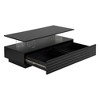CAVINAS Modern Nesting Side Table Round Coffee Table with Storage Drawer, Center Table for Living Room, Bedroom - 4 of 4