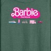 Women's - Barbie - Barbie Transportaion Vehicles Lightweight French Terry Wide Neck Long Sleeve Shirt - 2 of 4