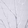 Nearly Natural 4' 6' 8' Pre-Lit Artificial White Birch Trees with LED Lights Set of 3 - 4 of 4